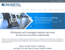 Tablet Screenshot of crosstel.com